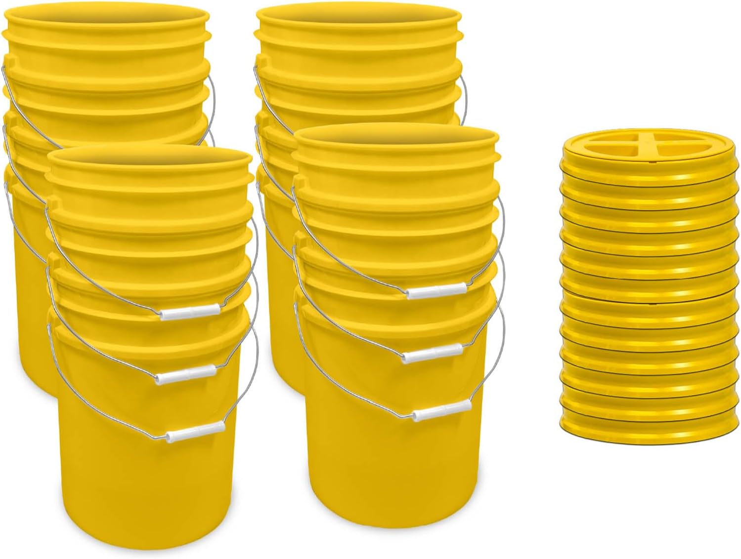ePackageSupply 5 Gallon Food Grade Plastic Pail with Gamma Seal Lid