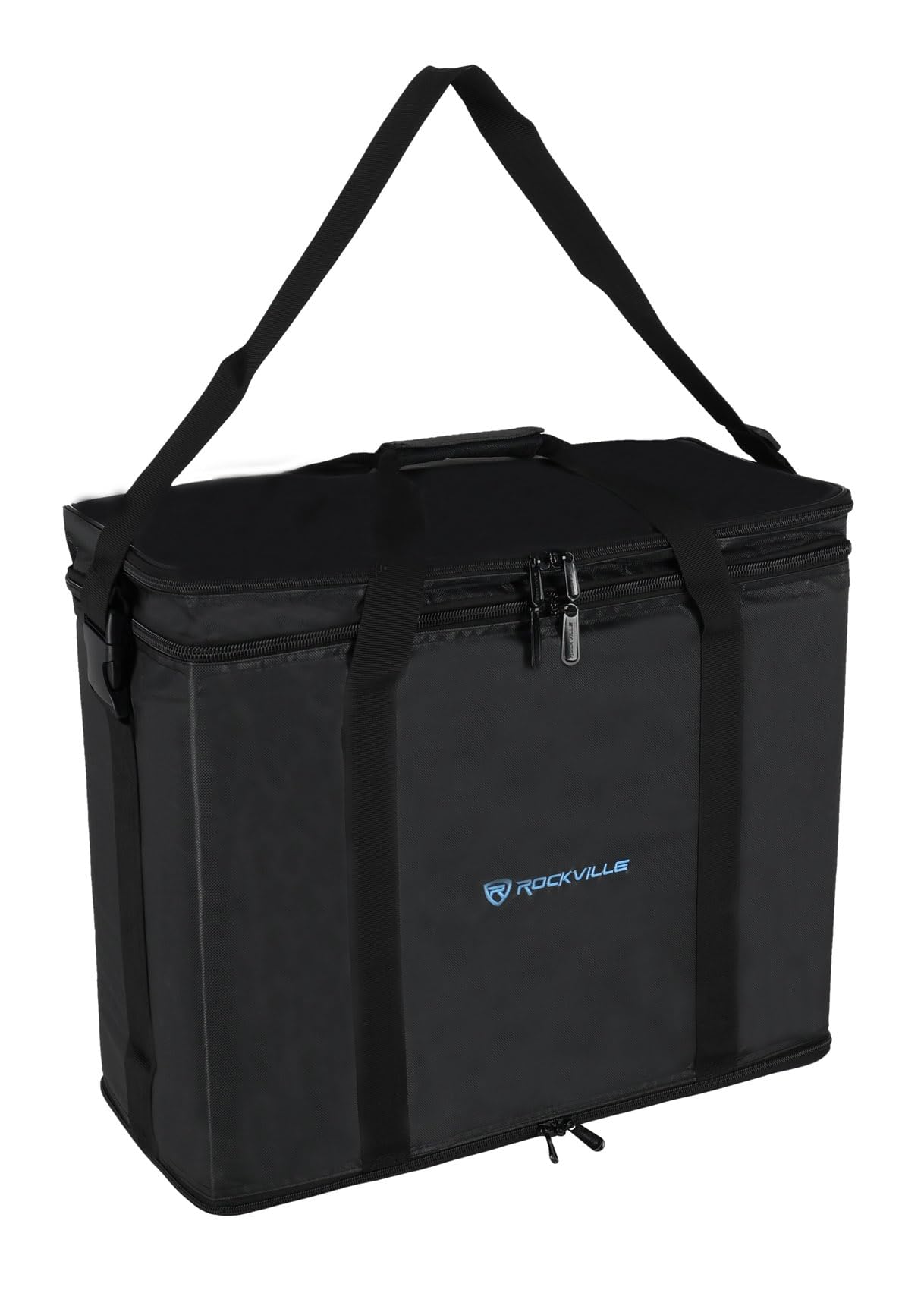 Rockville RRB45 V2 4U Portable Rack Bag Double-Sided Case with 16" Depth