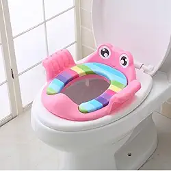 Redutor De Vaso Sanitário Sapinho Assento Infantil Rosa