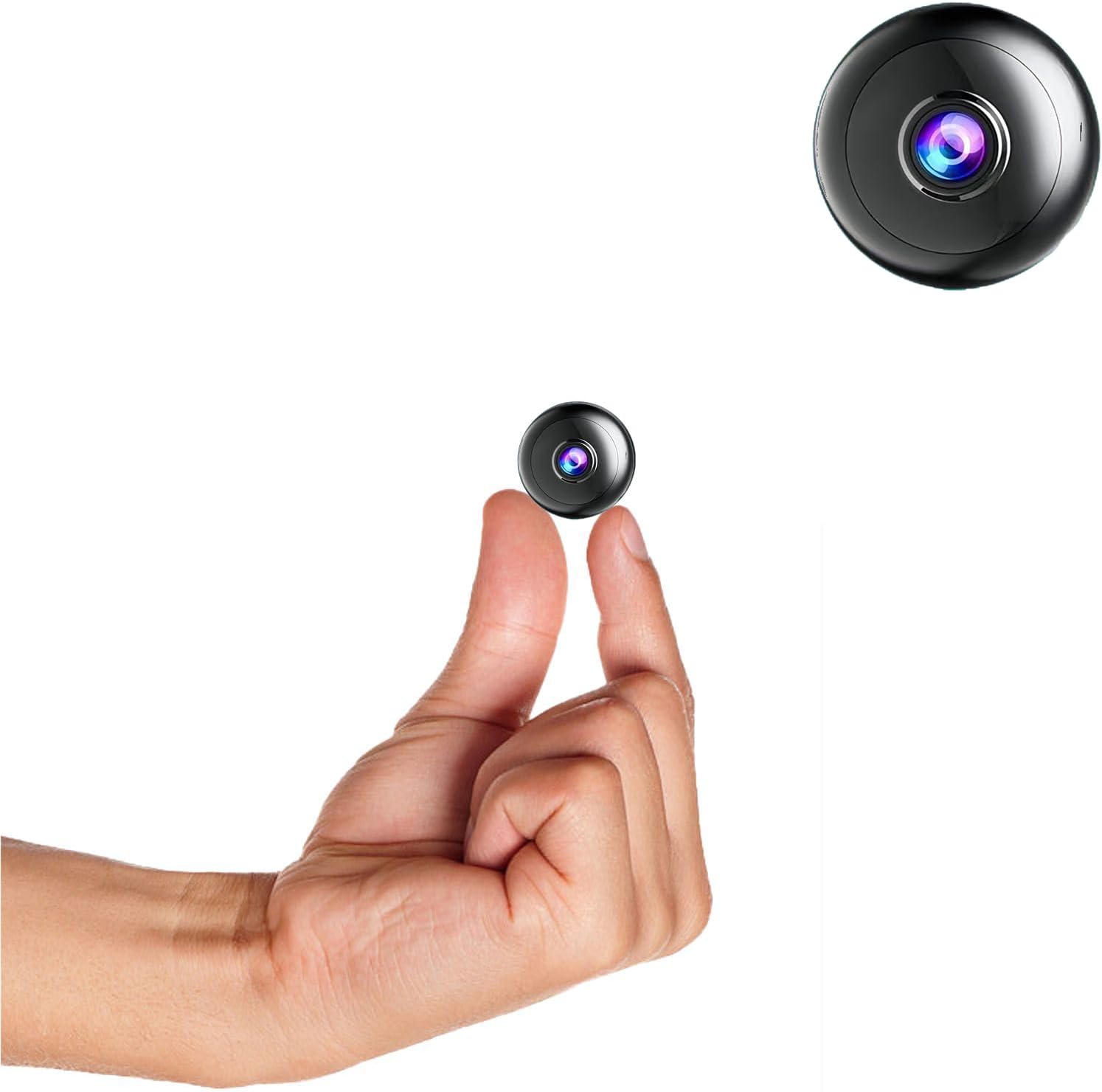 3pcs Only 0.97 inch Hidden Camera with Audio/Video Mini Small Spy Cam Home Indoor Use Night Vision Motion Detection Baby Monitor Wireless Outdoor Nanny espias ocultas WiFi Security Secret (3)