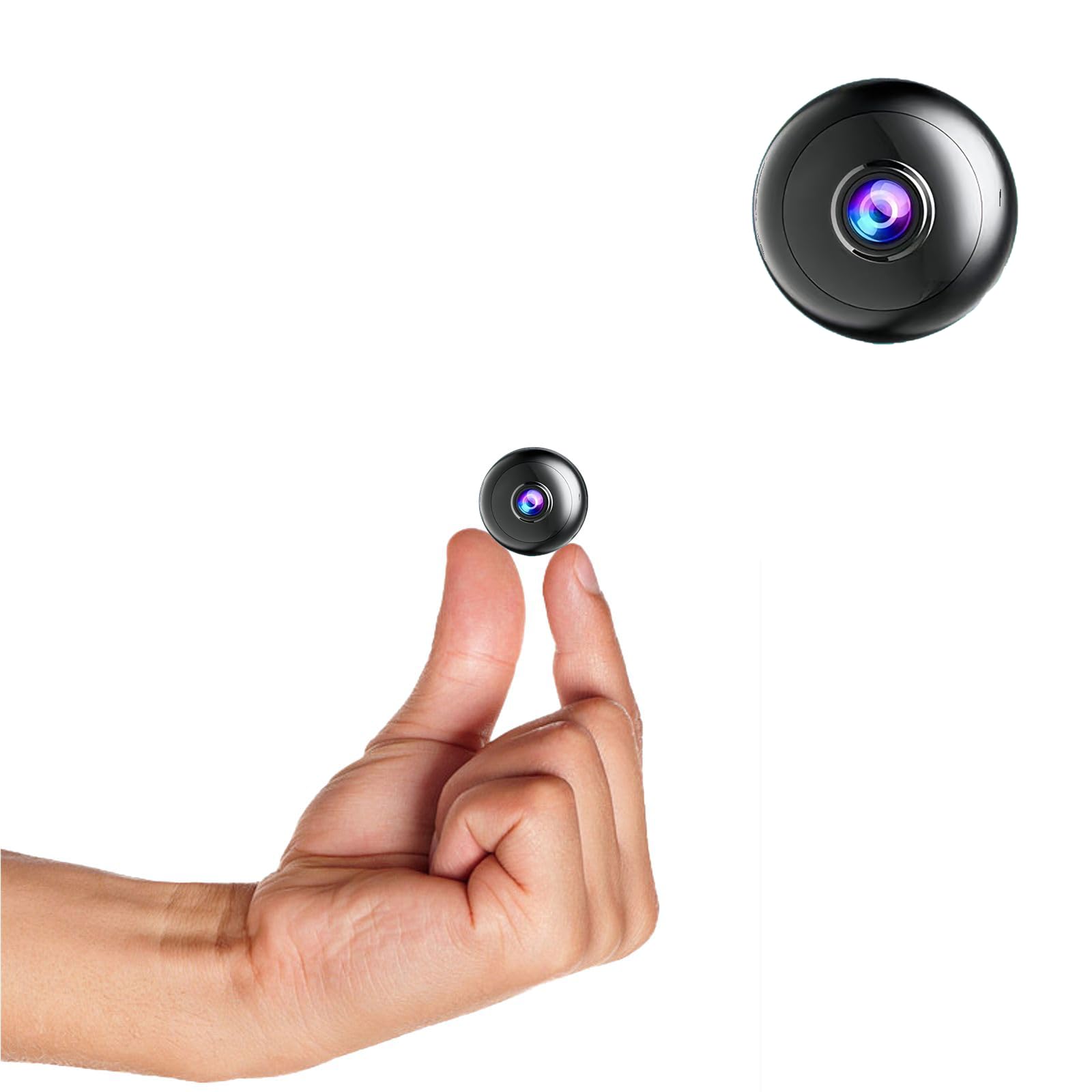 3pcs Only 0 9 inch Hidden Camera with Audio Video Mini Small Spy Cam Home Indoor Use Night