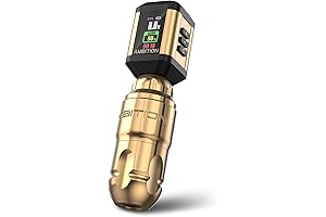 Máquinas de Tatuaje Profesionales, Máquina de Tatuar Rotativa Ambition Lutin con Fuente...