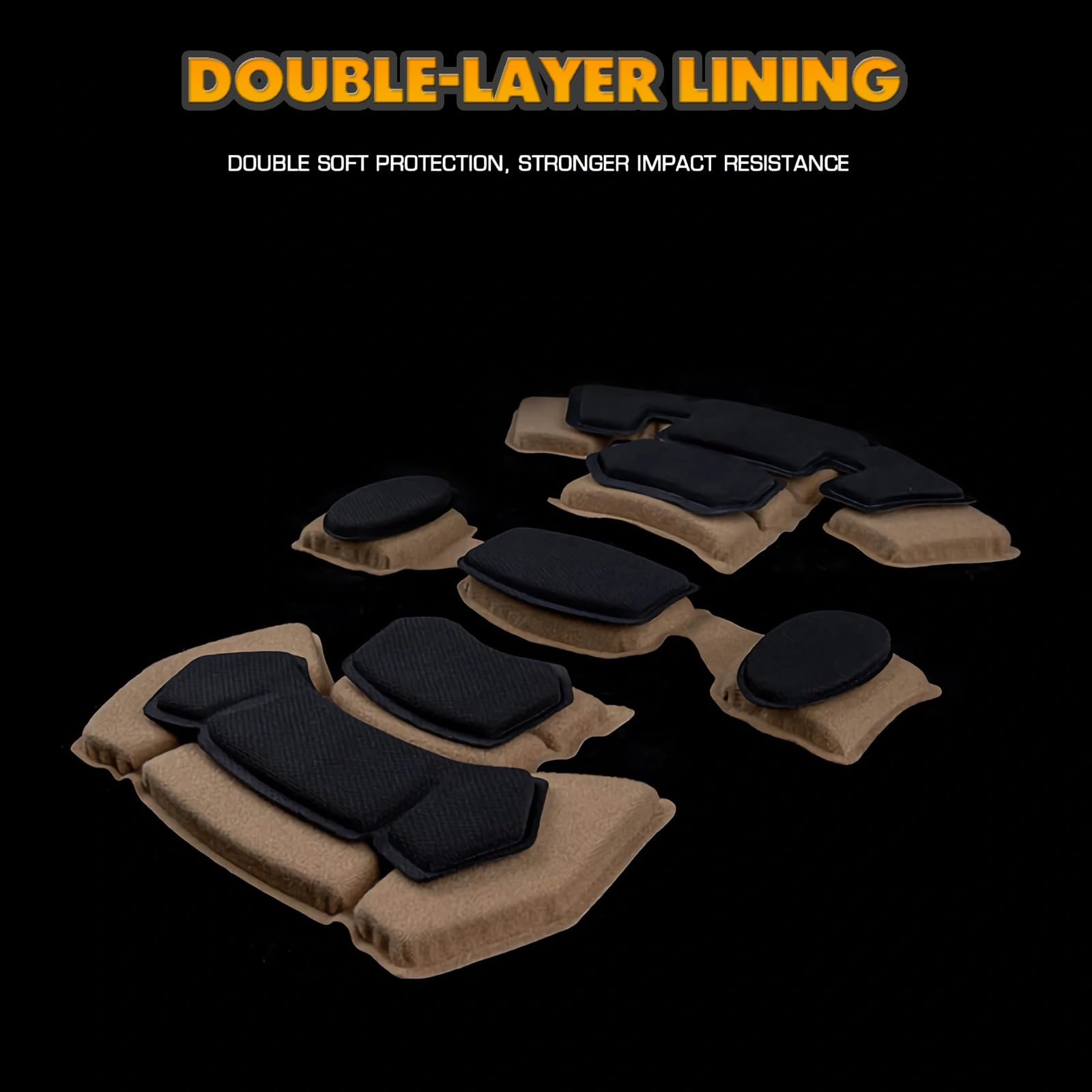 Helmpolsterung, Interner Ersatz, Airsoft-Helm-Memory-Schaumstoffpolster
