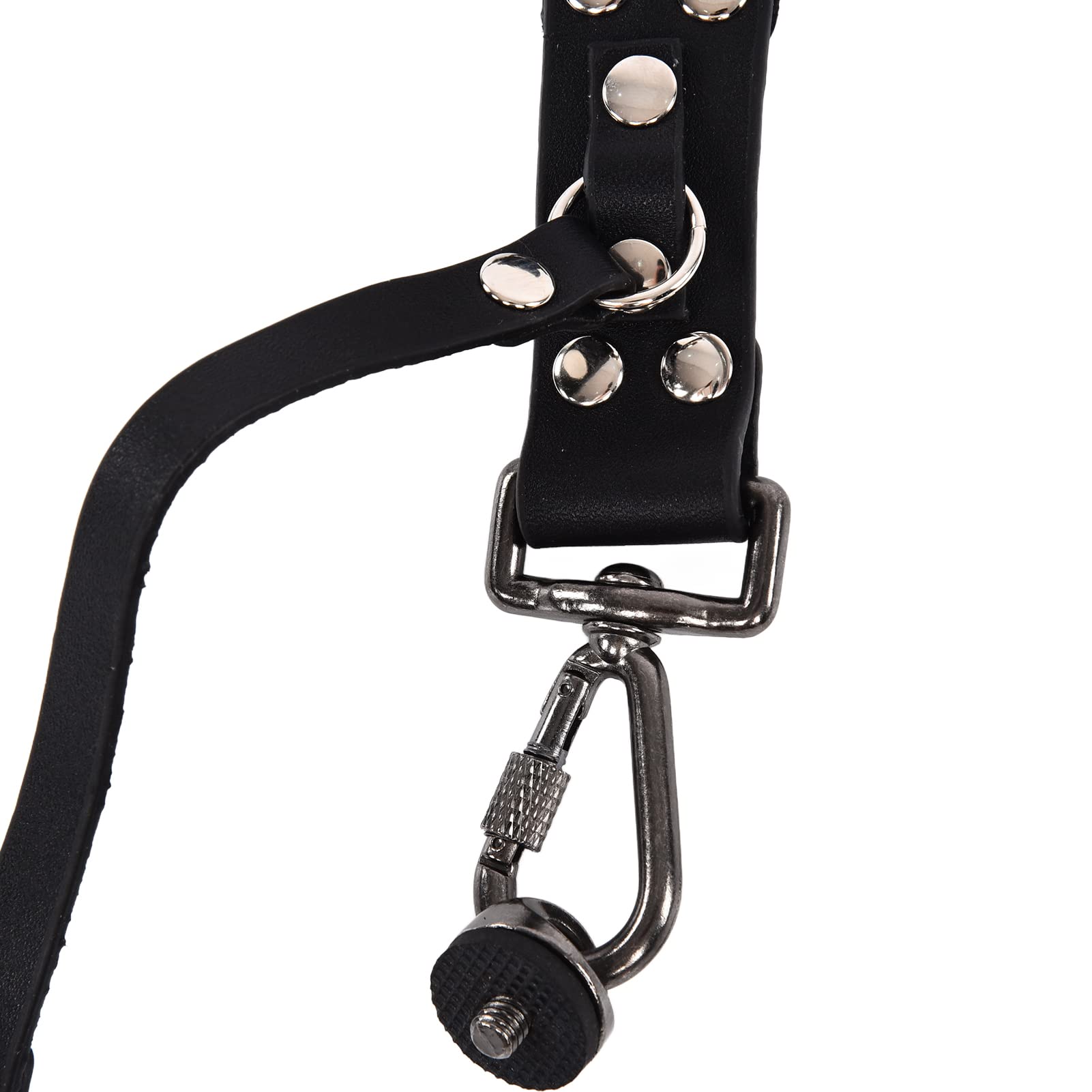 Asixxsix Arnés de la Cámara para 2 Cámaras, Correa de Doble Hombro Arnés de la Cámara de la Cámara Release Rápido Correa de Corneta de Cámara Dual Ajustable para Cámara DSLR SLR (Hombros negros)