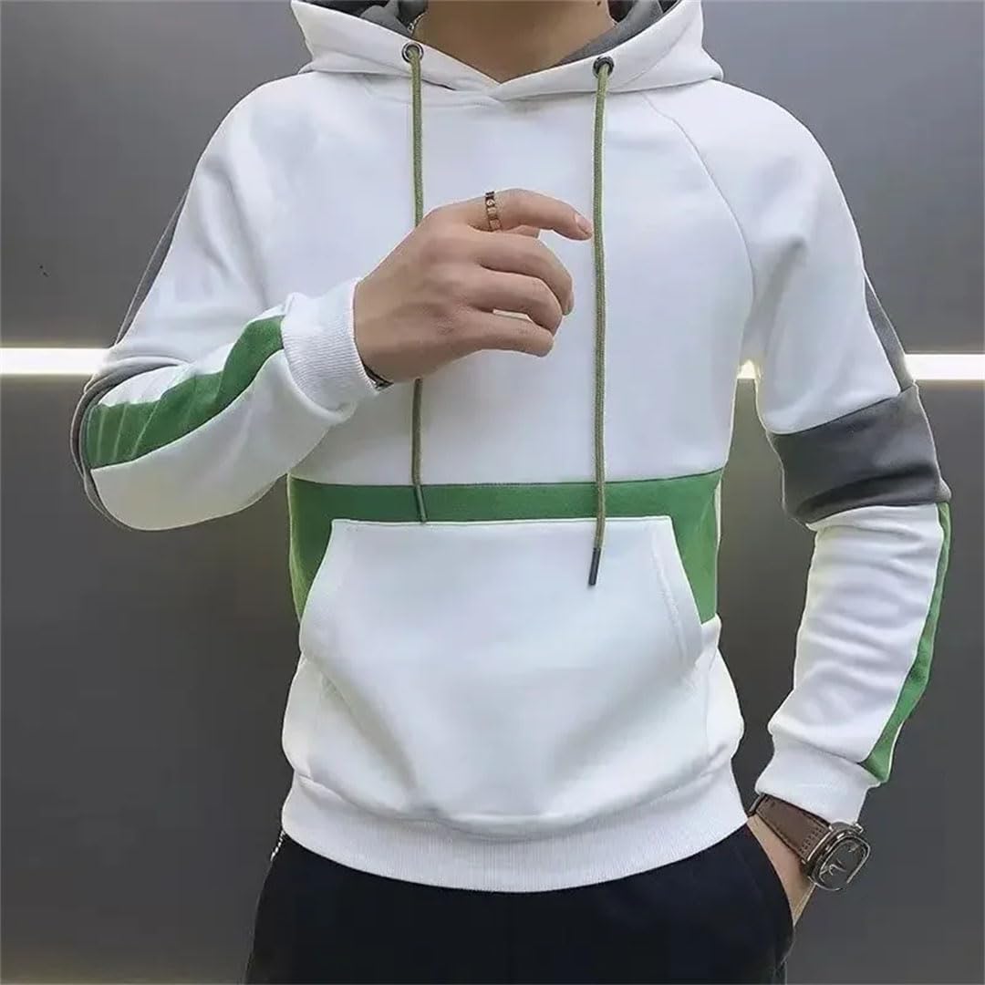 Męskie zimowe bluzy z kapturem w stylu koreańskim Streetwear Bluzy
