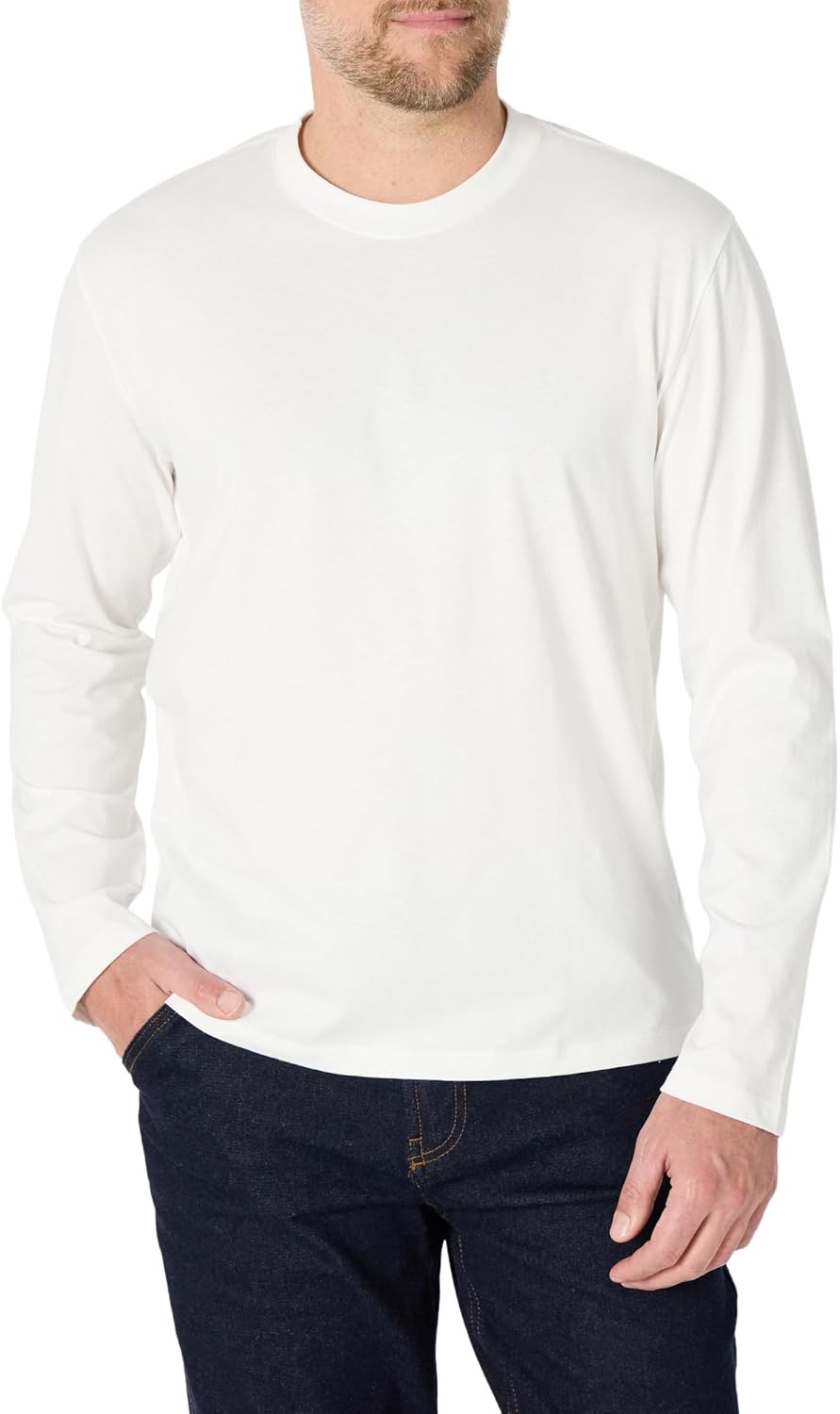 Amazon Essentials Men’s Relaxed Fit Long Sleeve...