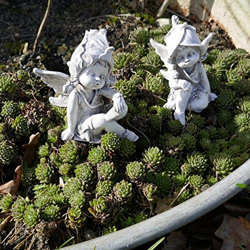 Storm's Gartenzaubereien Blumenfee 2er Set, grau