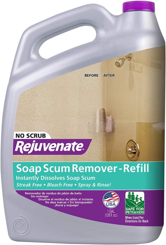 Rejuvenate Scrub Free Soap Scum Remover Cleaning Formula