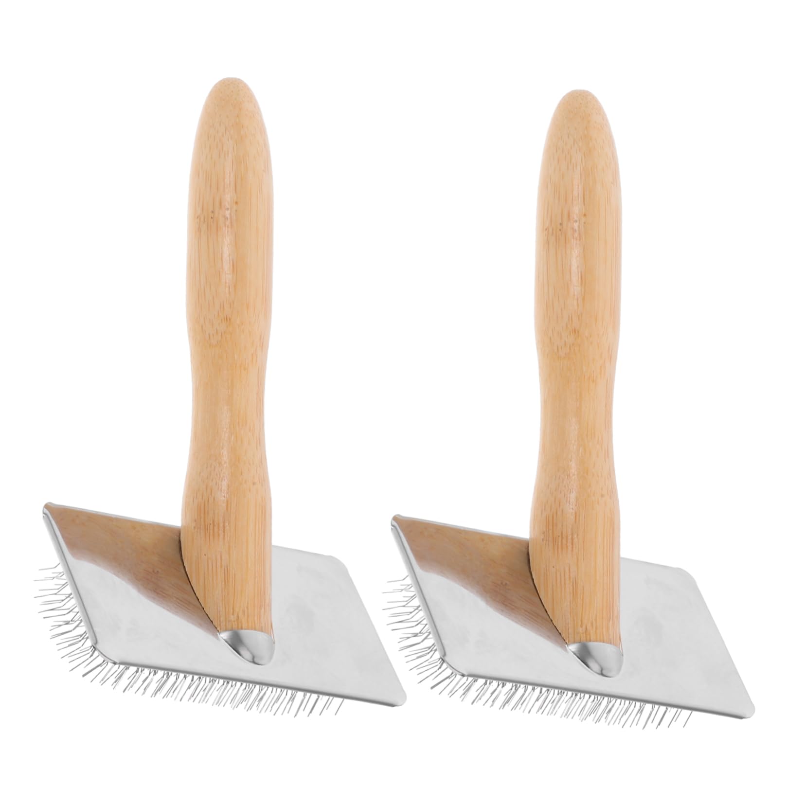 Operitacx Rapid Comb Felting Brush Needle Felting Tool Craft Wool Wood Handle Ideal for DIY Projects