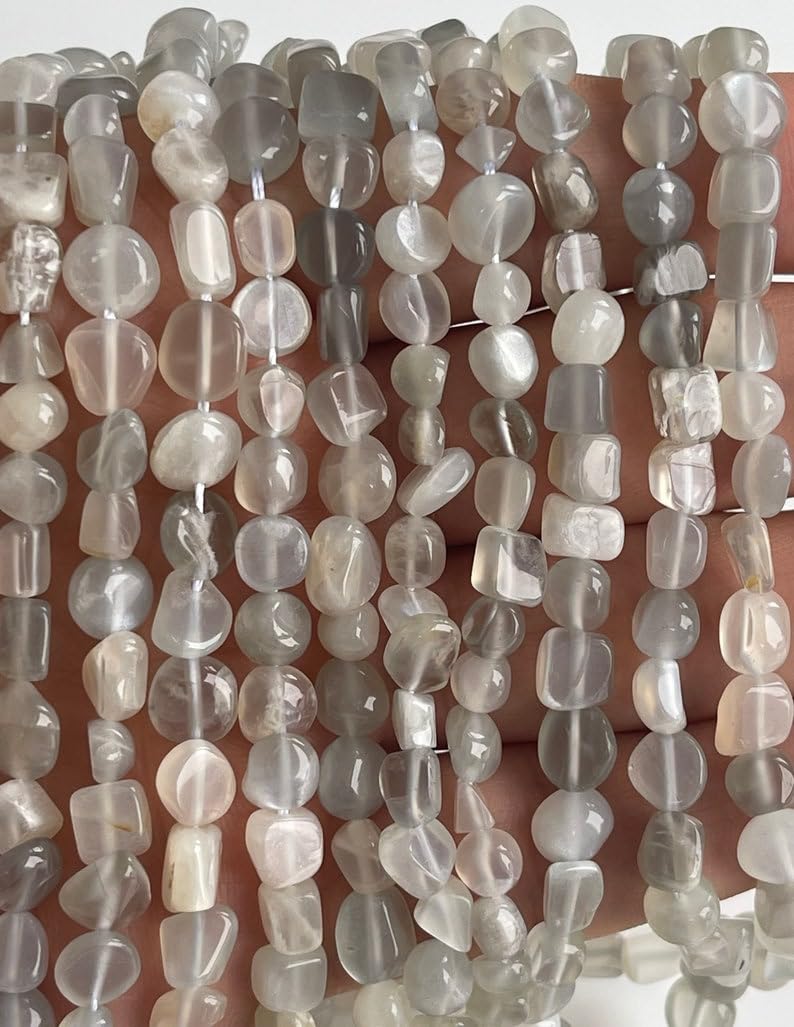 Pierre de lune naturelle laiteuse 3mm pour création de bijoux uniques haut de gamme