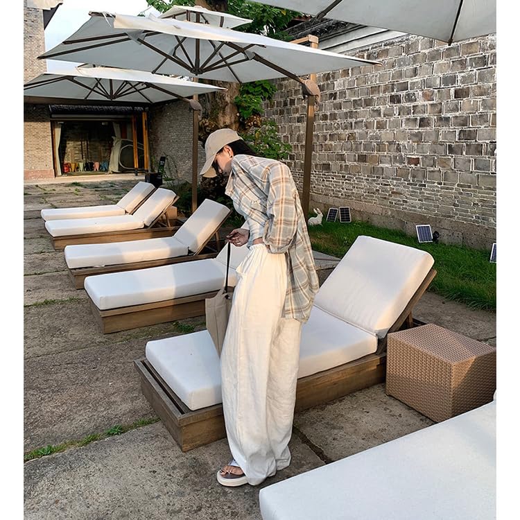 heyheyshine Palazzo Pants for Women Wide Leg Linen Pants Cotton Casual Flare Straight Trousers Beach Summer with Pockets 20254