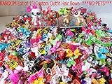 Littlest Pet Shop Clothes LPS Accessories RANDOM Lot of 15 Custom Outfit Hair Bows ***PETS NOT INCLUDED***