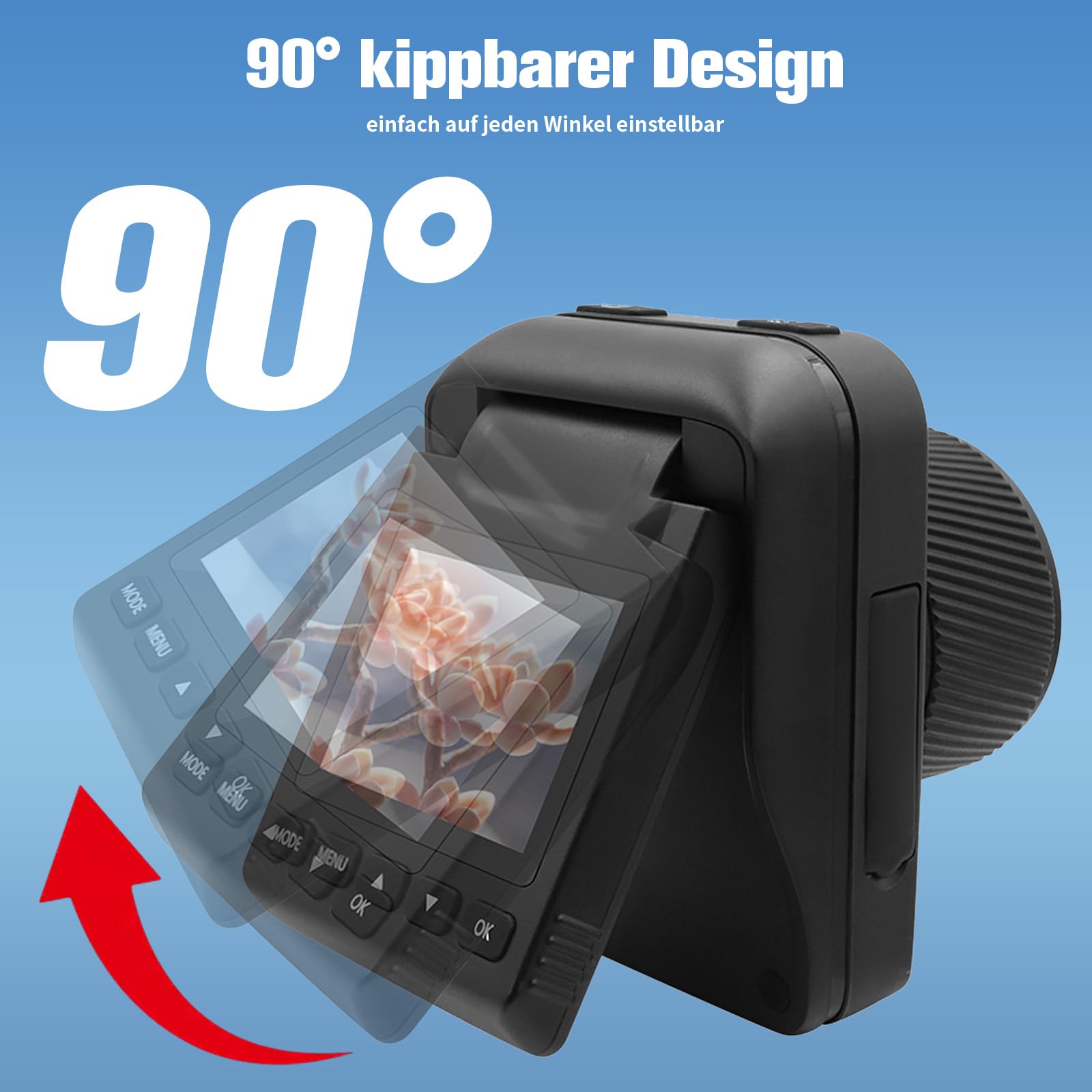 4K Zeitraffer Kamera, 3200W, IP66 wasserdichte Zeitrafferkamera mit 6 Monate Akkulaufzeit, 64GB TF-Karte, 2 Zoll Kippbildschirm, Makroaufnahme, Für Die Aufzeichnung Bauarbeiten, Wetter und Pflanzen