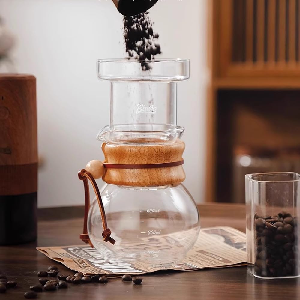 Cold Brew - Caffettiera con caraffa in vetro, per 1-4 tazze