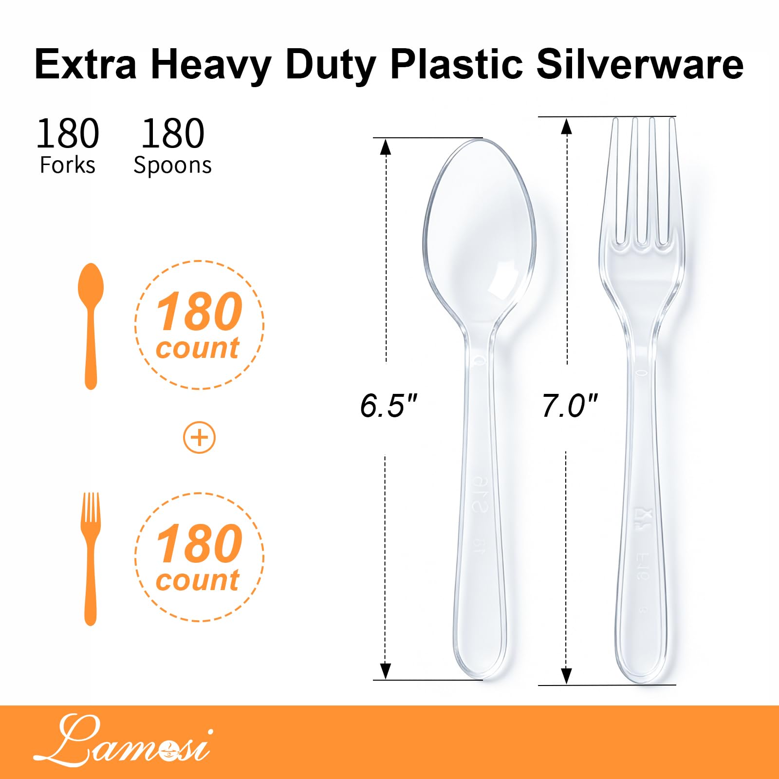 Lamosi 360 Disposable Forks & Spoons -2