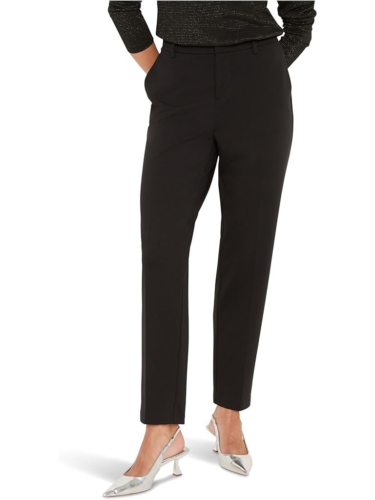Black NIC+ZOE 28" Ponte Knit Trousers
