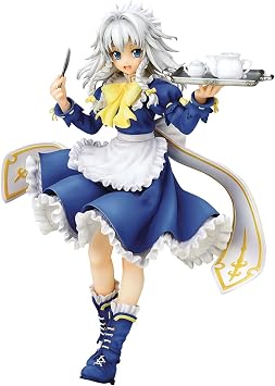 quesQ Touhou Project Sakuya Izayoi Kourindou Version PVC Figure,Multicolor