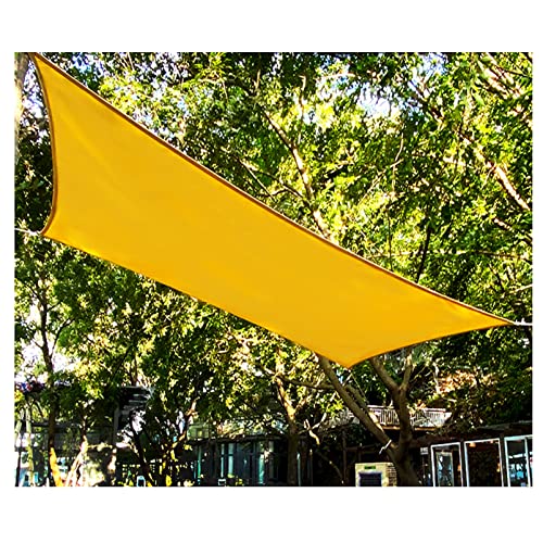 Filet de protection solaire jaune mangue 2,5x3 m pour ombrager vos repas de fête au jardin