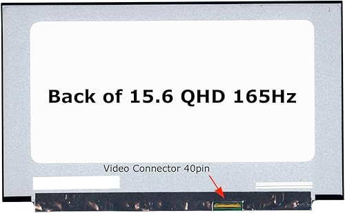 Miniatura 2 de SCREENARAMA Nueva pantalla de repuesto para BOE NE156QHM-NY1 (40pin 165Hz) QHD 2560x1440 IPS LCD pantalla LED con herramientas y cinta
