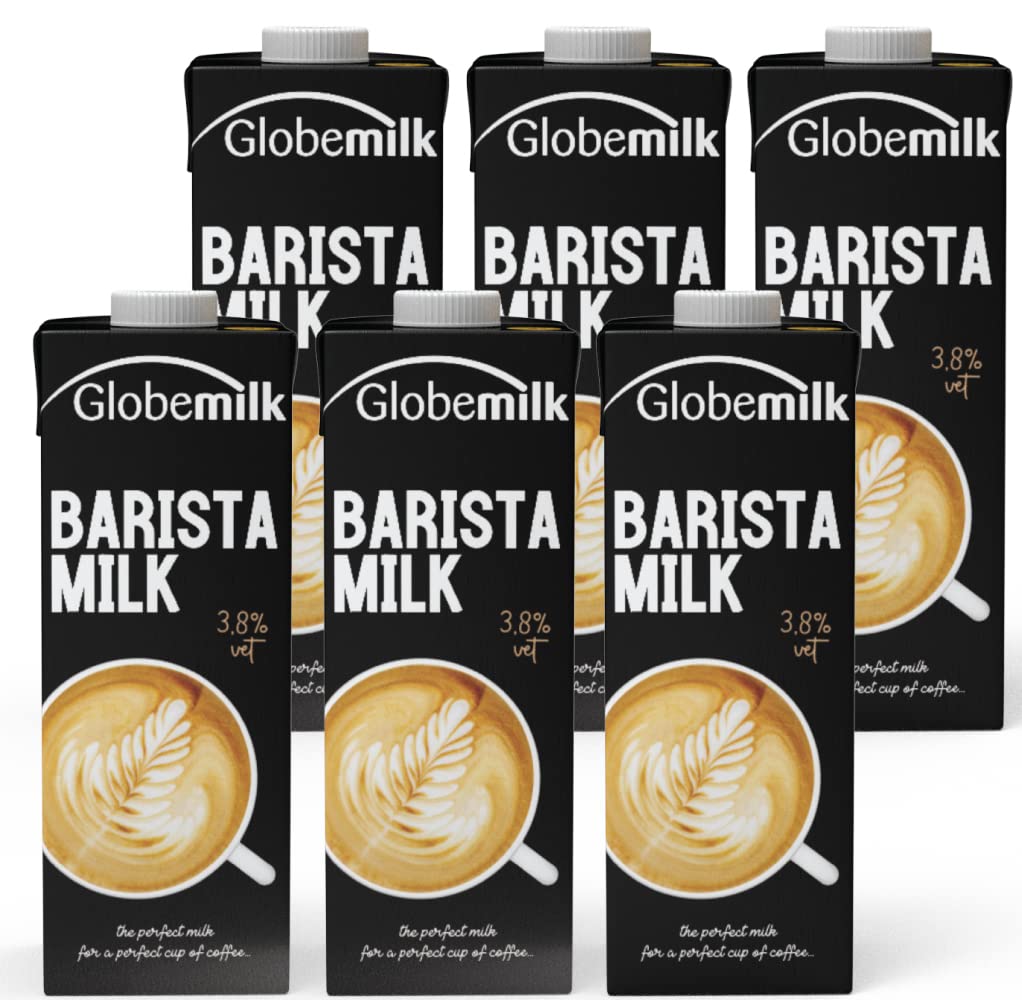 Globemilk Barista Milk, 6x1L (CASE) No Added Hormones All Natural No Preservatives