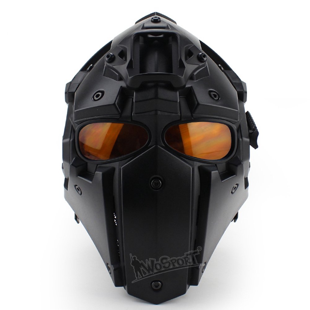 Buy Lejie Tactical Airsoft Helmet Full Face Protection Mask Goggles