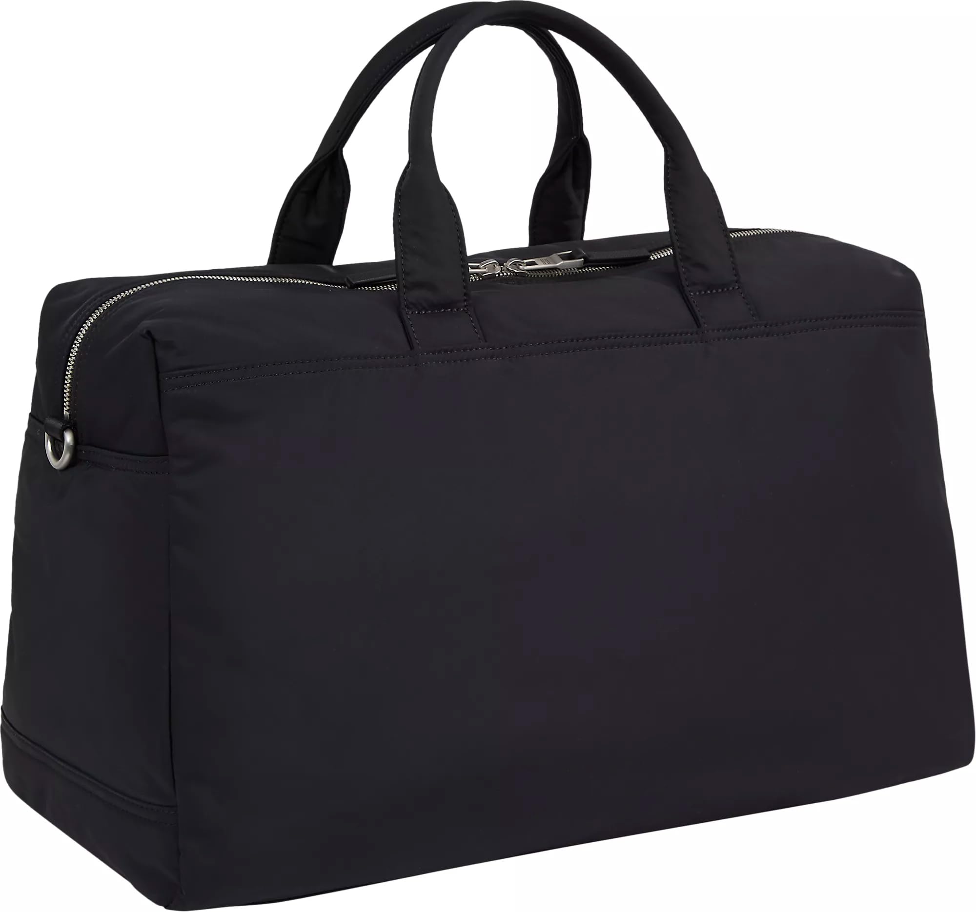 Tommy Hilfiger, TH Signature - Bolsa de lona para hombre, color negro, talla única, Black, Talla única, Informal