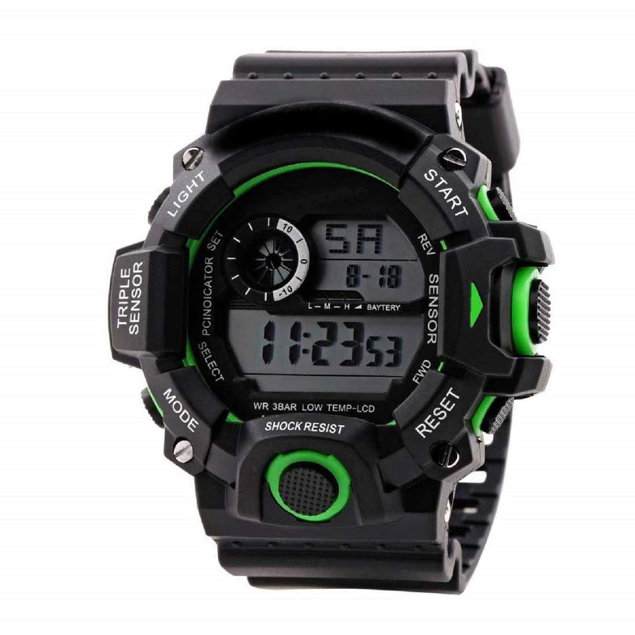 ZUPERIA Digital Watch for Kids, Boys & Men (Green) (B0841MZ2RS) Amazon Price History, Amazon Price Tracker