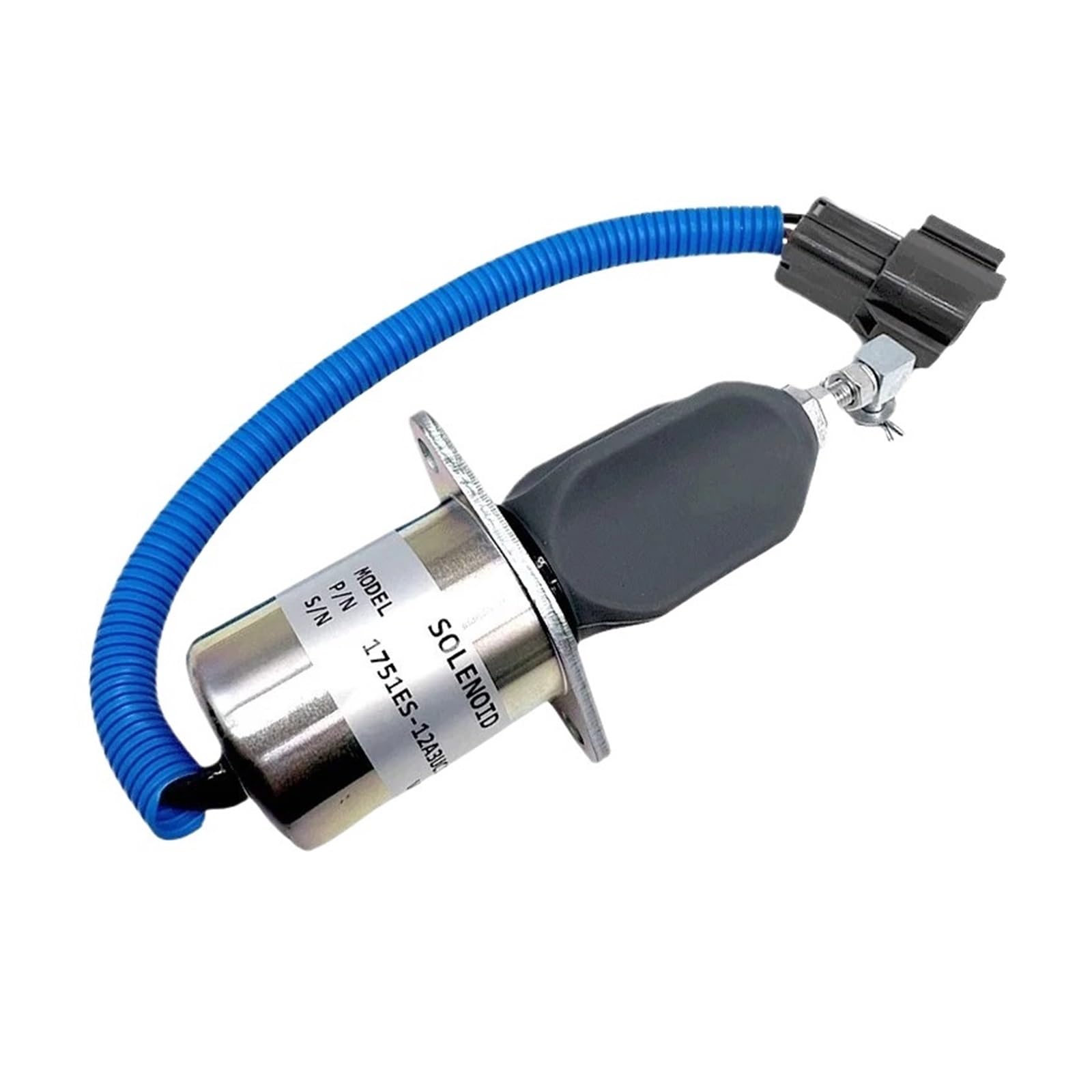 Pabzoineid 1751ES-12A3UC12B1S/SA-4673-S/129953-77811 flameout solenoid valve 12V for excavator parts
