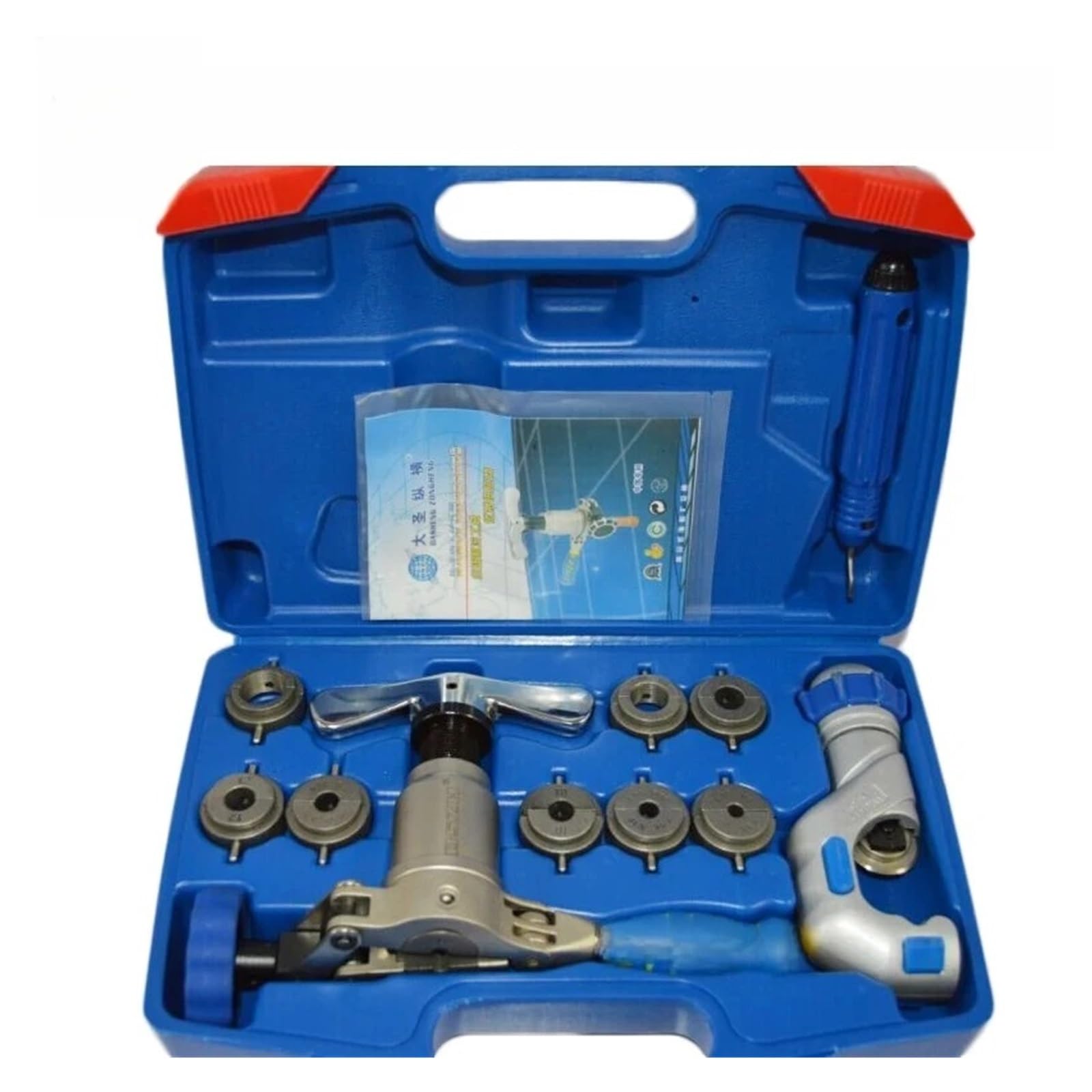 Pipe Expander, 1PC Brass Pipe Expander Machine WK-519FT-L One-piece Eccentric Copper Flaring Tool Kit Tools