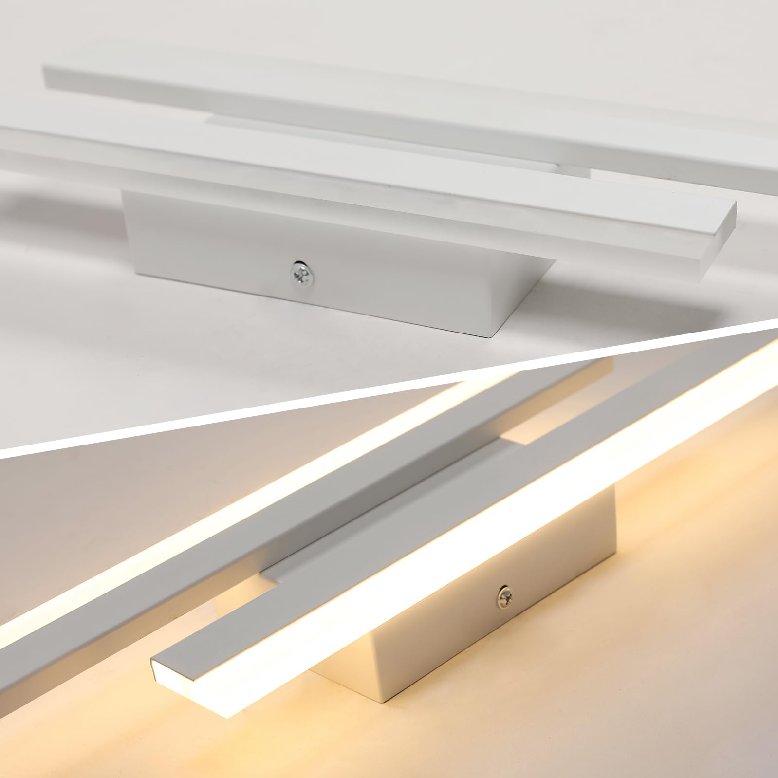 Riserva Modern LED Wall Lights, 16W Acrylic LED Indoor Wall Light, 3000K Warm White, Long LED Sconce Wall Light - Image 2