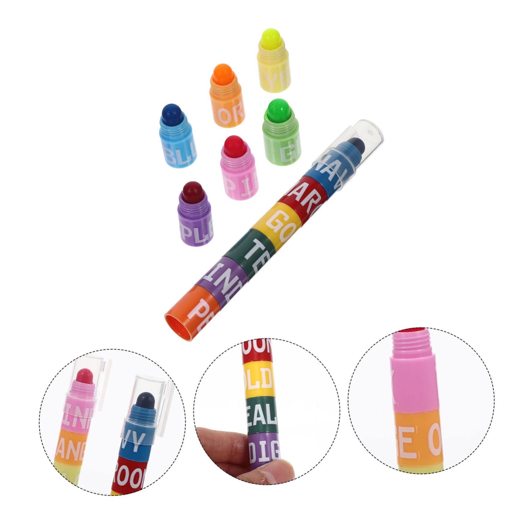 SHINEOFI 10 Juegos resaltador de costura fabricante de resaltador de pintura fluorescente rotulador escritura agendá es Suministros escolares pastel puntadas