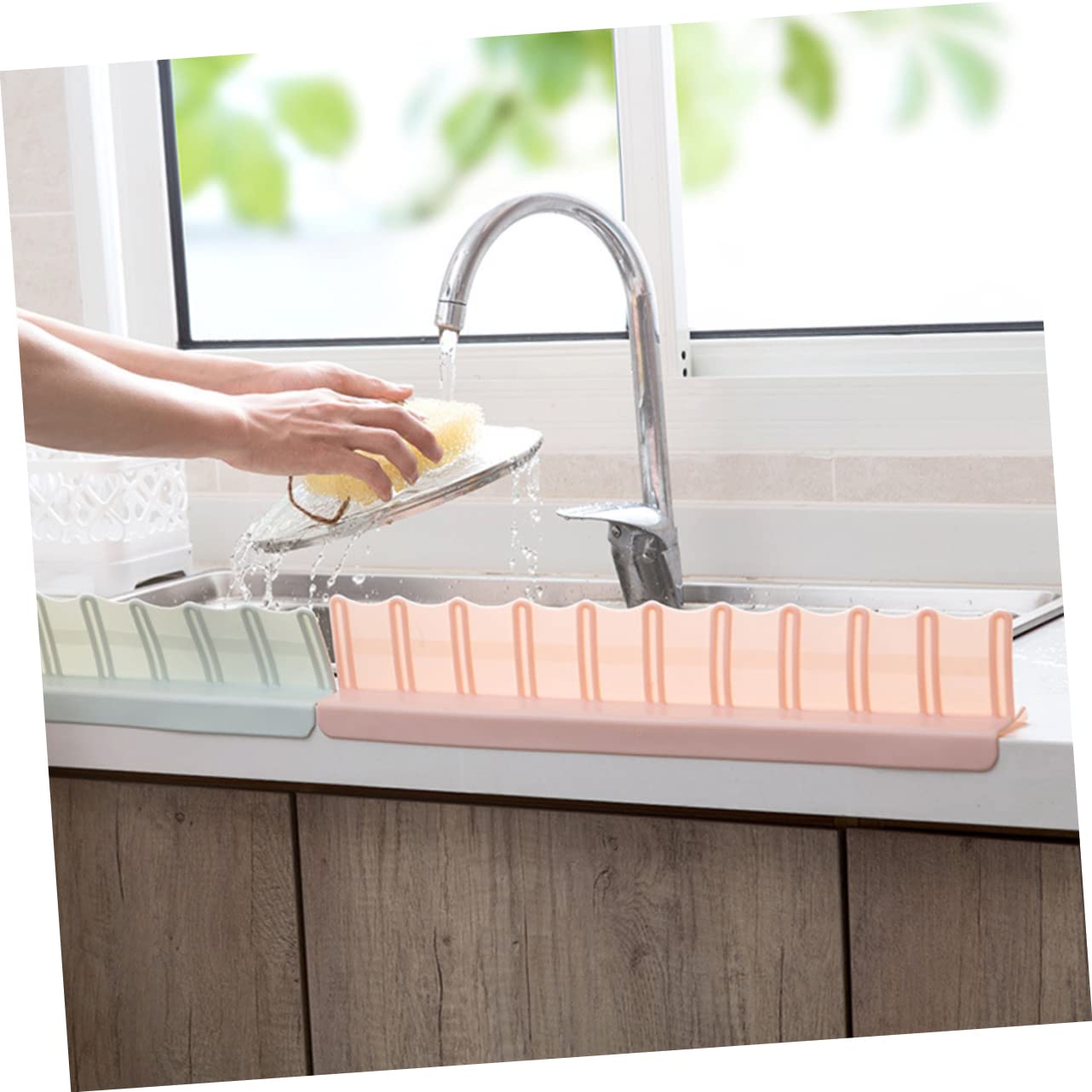 Amosfun 3 STK Küchenwache Wasserschutz Waschbecken Wasser Bildschirm Wasser-Anti-schallwand Küchenschutz Bewachen Wasserwächter