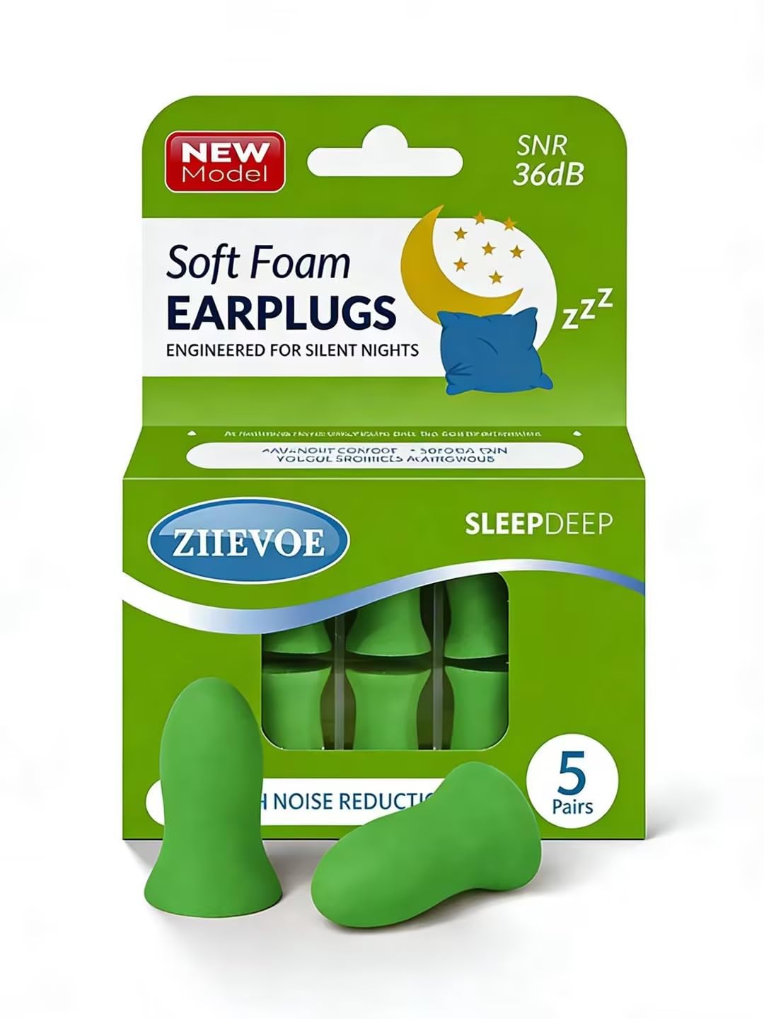 Ear Plugs Zielony