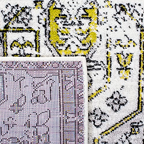 Tapete rectangular 4' x 6' verde e crudo SAFAVIEH miniatura 4