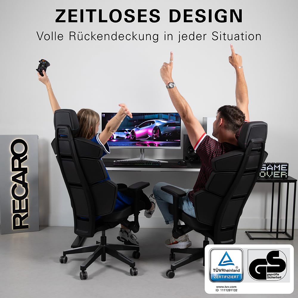 RECARO NXT – Ergonomischer Premium Gaming-/Bürostuhl bis 150 kg
