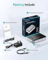 Yottamaster NAS szerver 2,5" SATA HDD/SSD tárolóhoz, hálózati felhő megoldás titkosítással 8