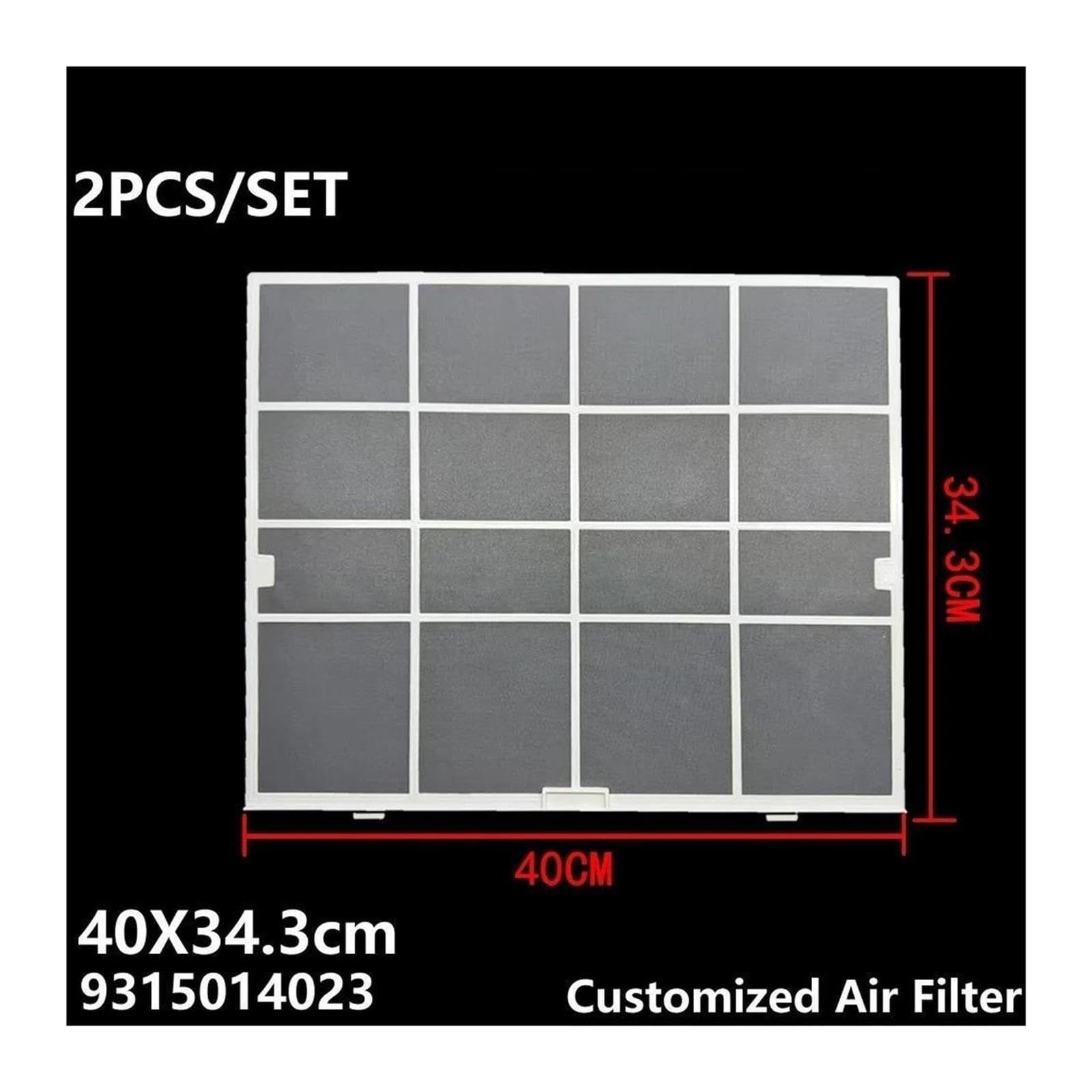 Filtre Climatiseur,Compatible avec General,Compatible avec Fujitsu