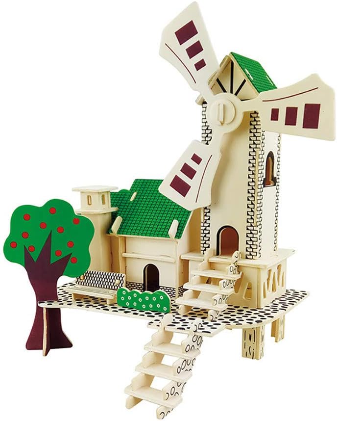 Markmall 3D ThreeDimensional Puzzle for Kids Wooden