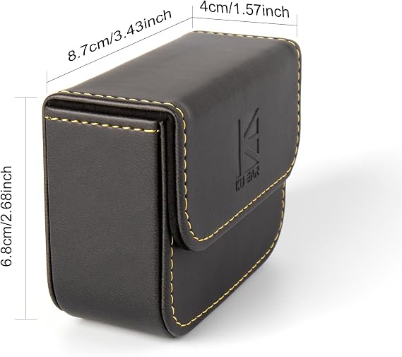 KBEAR Earbud Case, in Ear Monitor Case Portable Earphone Carrying Case, Headphone Accessories Storage Bag for KZ ZS10 PRO, ZS12 PRO X, ZSN PRO X, ZST, ZAR, ZAS, ZAX Wired Earbuds and IEM Cable (Black)