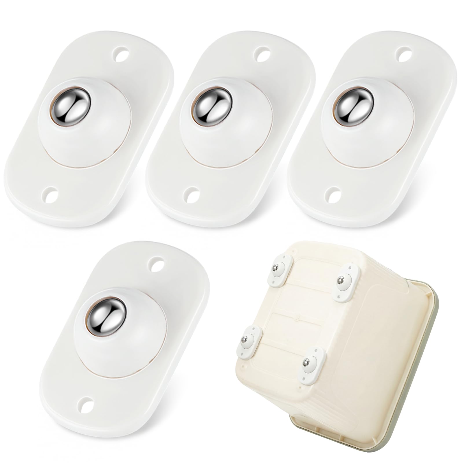 Honoson Self Adhesive Caster Wheels - Easy Furniture Moving -24