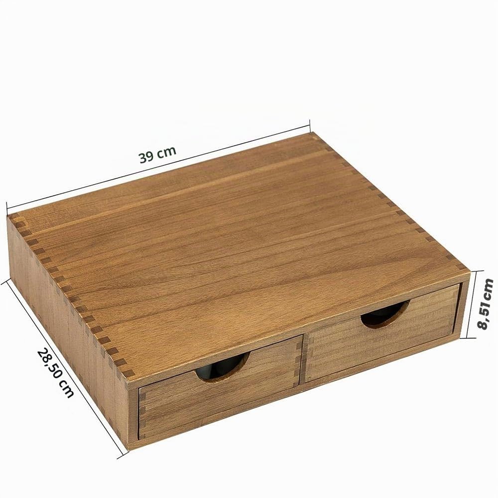 Estante Cafetera, Soporte para Cápsulas de Café o Bolsas de Té, Cajón de Madera para Almacenamiento de cápsulas de café, Soporte Para Cápsulas de Café para Cocina, Oficina, Cafetería