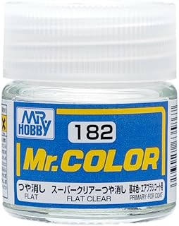 GSI Creos C182 Flat Clear 10ml Bottle, GSI Mr. Color