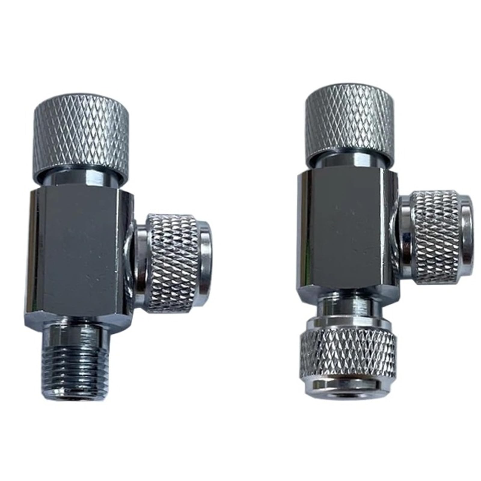 Regulador de válvula aguja compatible con tubo especial CO2 4 x 6 mm for sistema acuario. Ajuste fino dióxido carbono(W00-01A-single head)