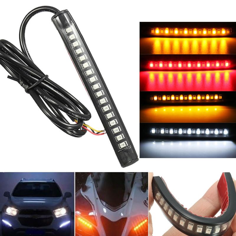 Feu stop arrière moto universel LED pour personnaliser et sécuriser votre custom - 4