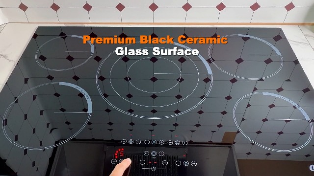 Image of 30 Inch Electric Cooktop 9000W High Power, 240V Hard Wired
