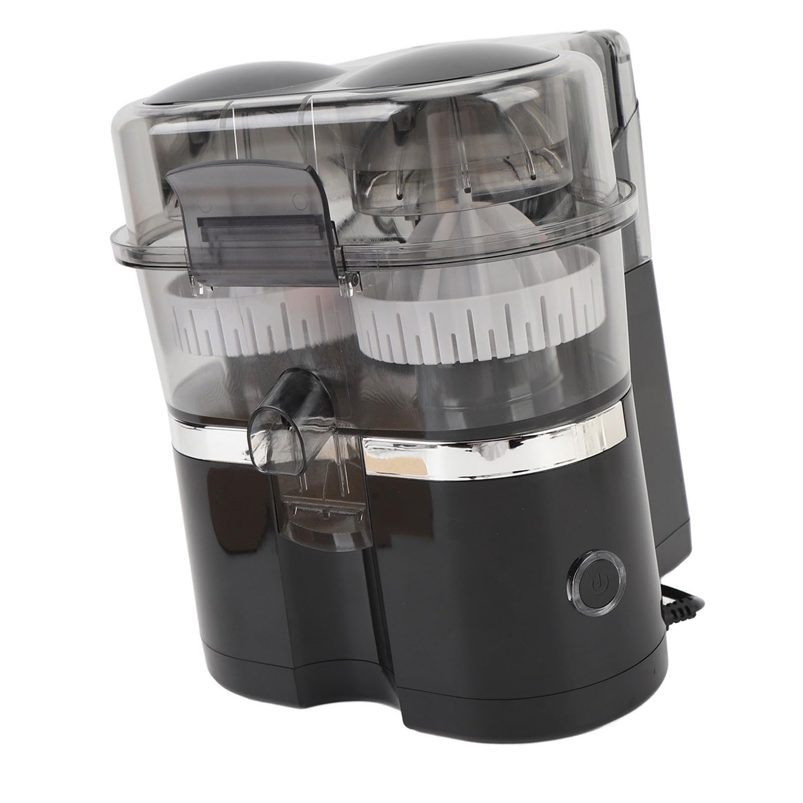 Denash Doppia Guocero Elettrico Citle Elettrico Citle Succo Compatto -Extractor Lemons Arancione Kiwi Grapefruit, Specker per Dormire Portatile (BLACK)