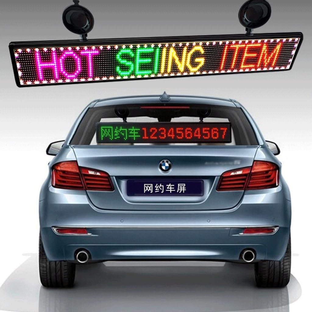 Das programmierbare Lauftext-Schild mit LED-Autologo eignet Sich for Autos, Geschäfte, Schaufenster, Geschäfte und Unternehmen