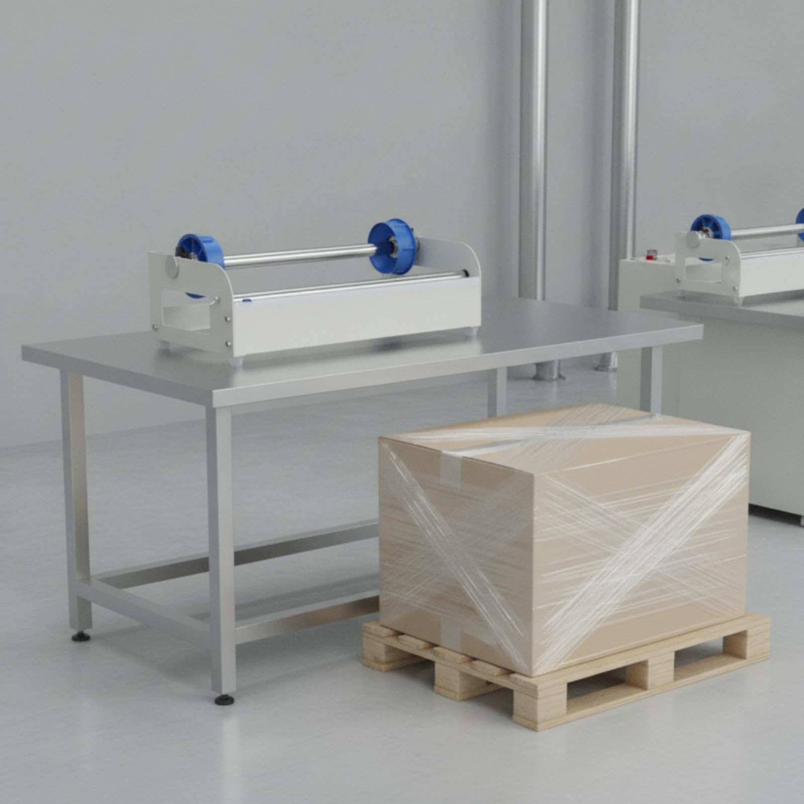 Stretchfolienabroller mit schneidevorrichtung stabil stretchfolienabroller kompatibel handstretchfolienabroller für lagerarbeiter, versand, 50CM
