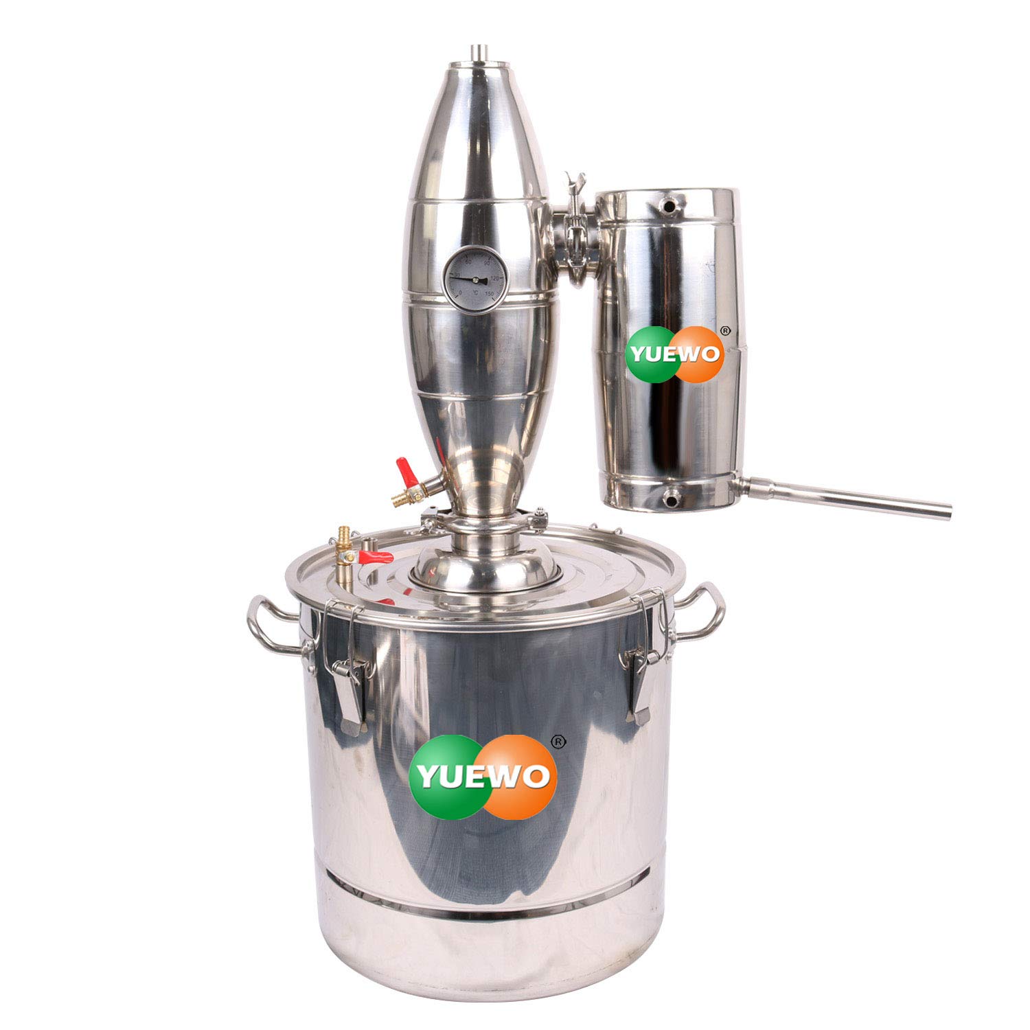 20~70L Ethanol Alcohol Still Stainless Steel Boiler Spirits Oil Water Distiller Wine Making Kit Moonshine