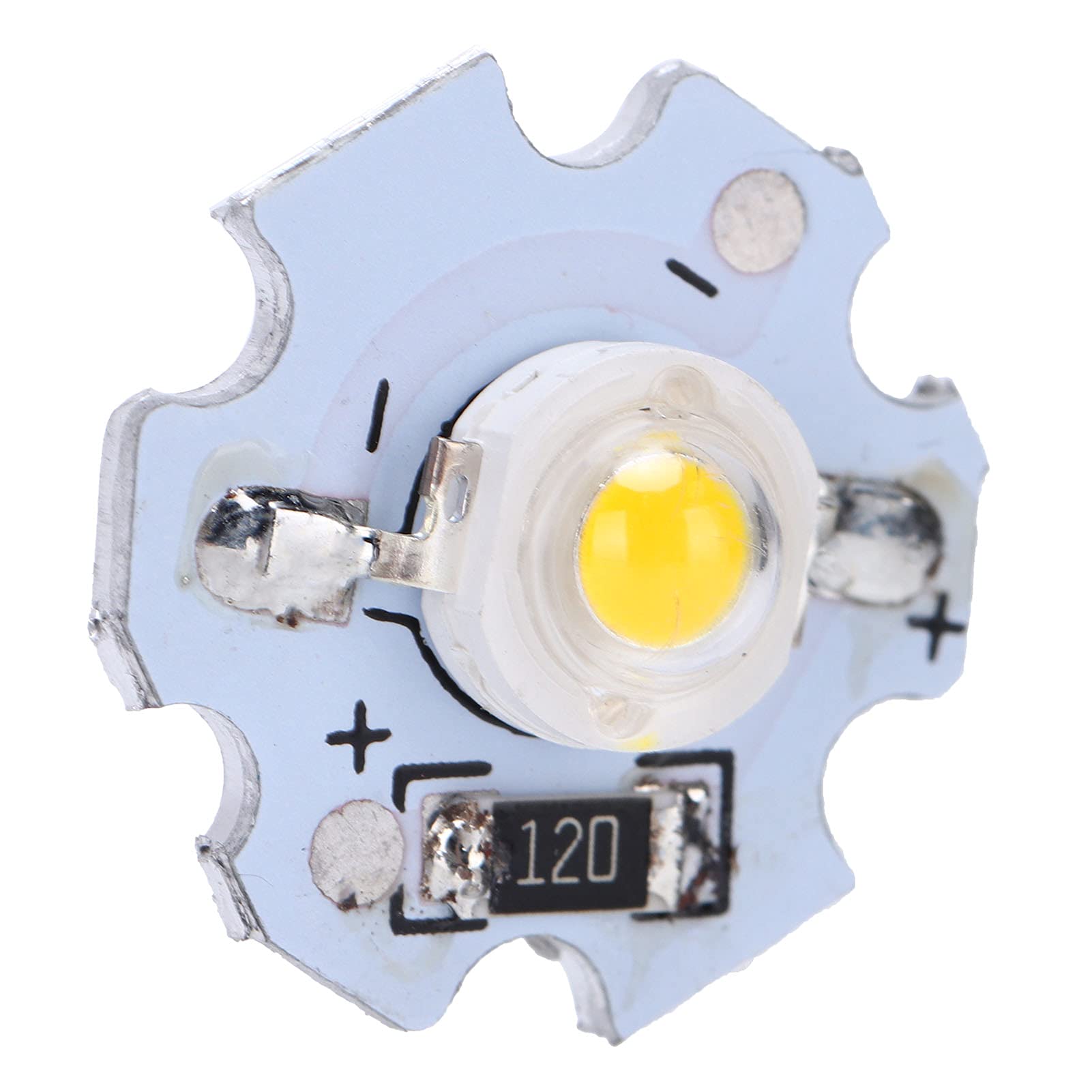 Lot de 25 puces LED, 0,5 W 5 V avec plaque en aluminium, haute Lot de 25 puces LED, 0,5 W 5 V avec plaque en aluminium, haute